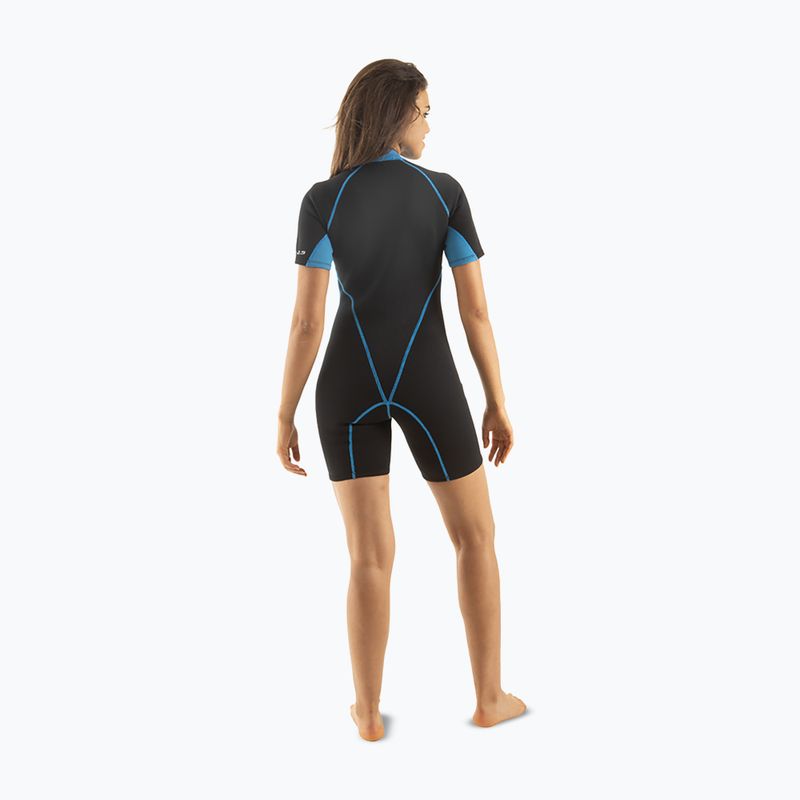 Costum de înot pentru femei SEAC Shorty Ciao 2,5 mm black/blue 2