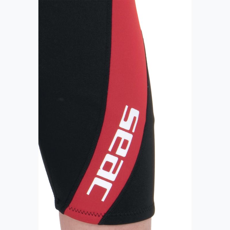 SEAC Shorty Ciao 2.5 mm negru/roșu pentru copii, costum de neopren pentru copii 4