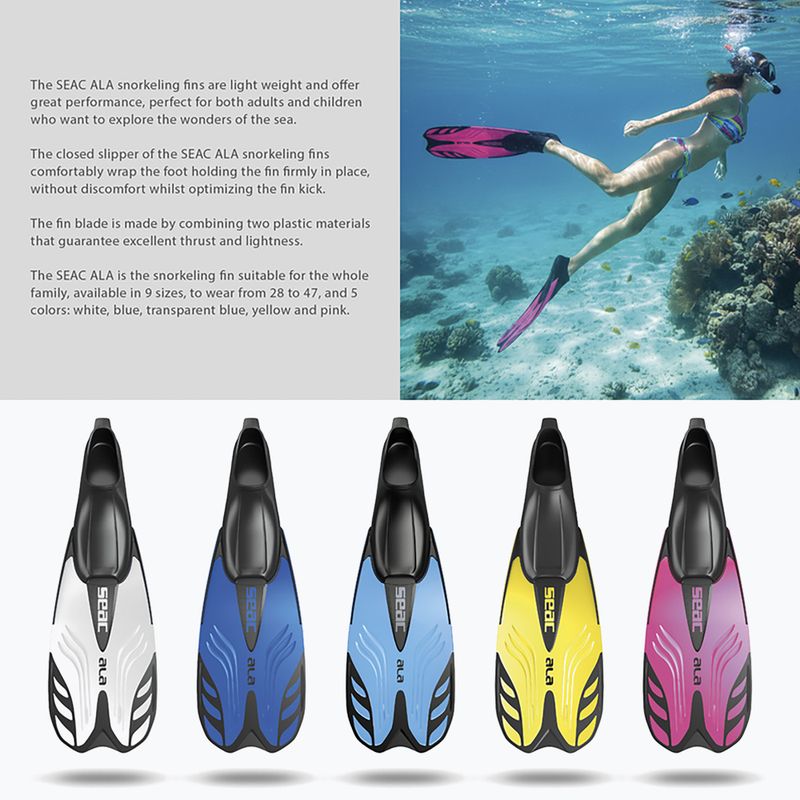 Labe de snorkeling SEAC Ala white 6