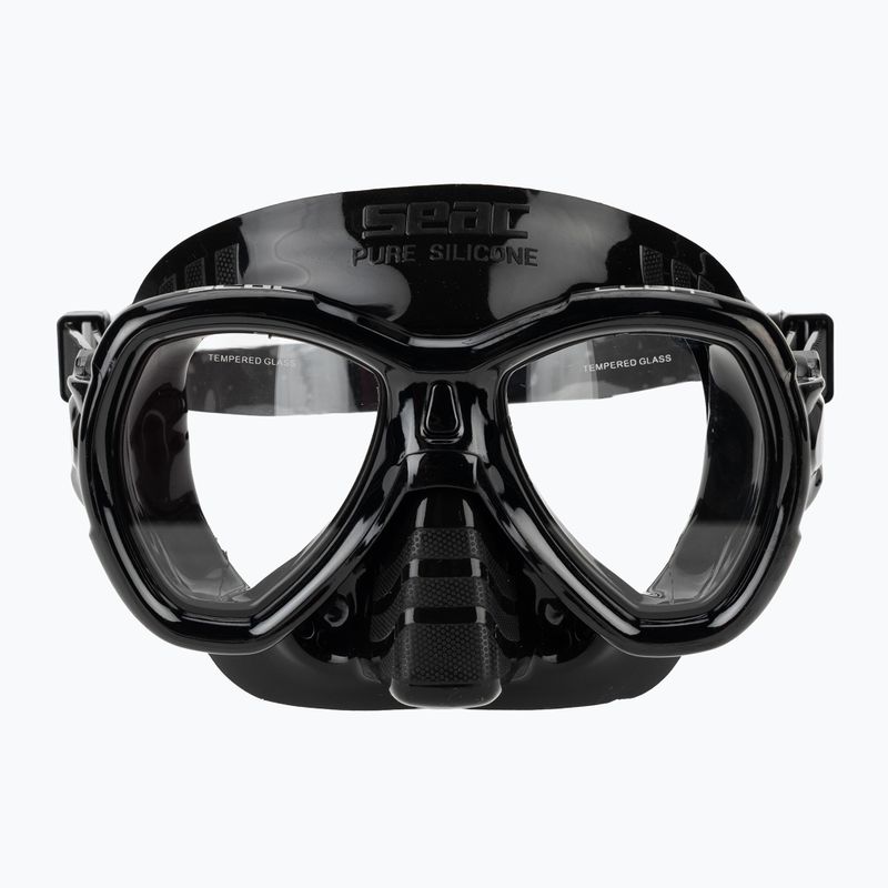 Mască de scufundări SEAC Elba black 2