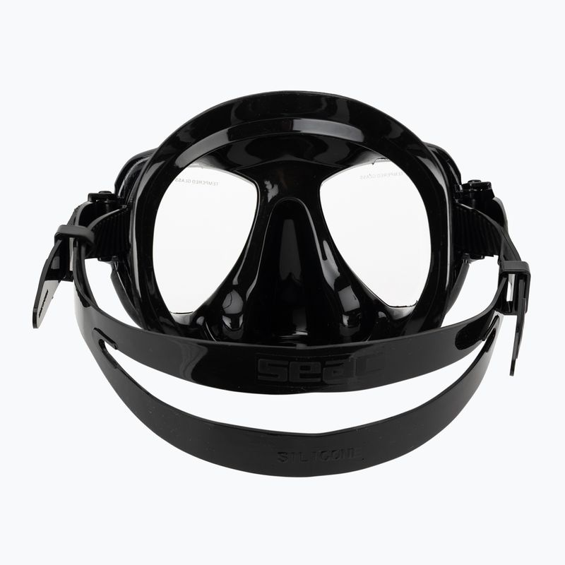 Mască de scufundări SEAC Elba black 4