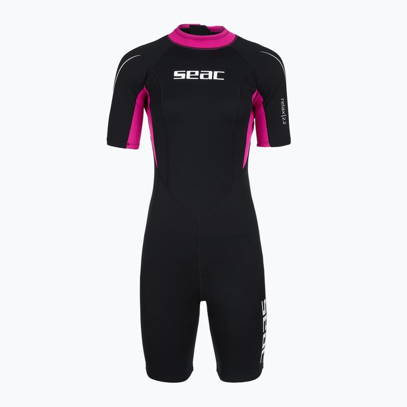Costum de înot pentru femei SEAC Shorts Relax 2.2 mm black/pink 2
