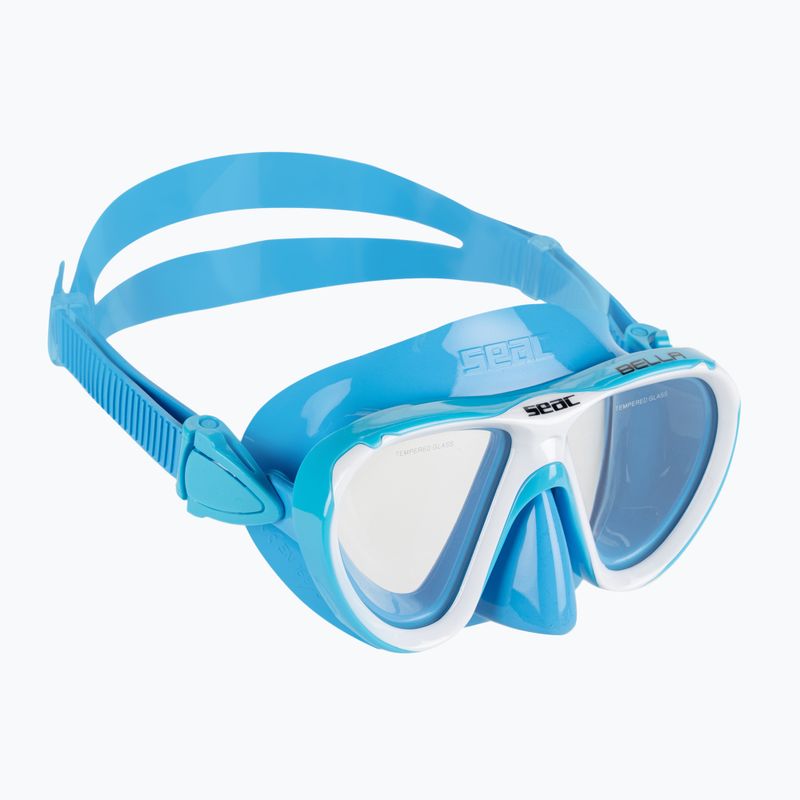 Set de snorkeling pentru copii SEAC Bella light blue 2