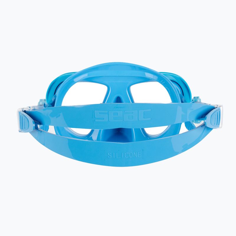 Set de snorkeling pentru copii SEAC Bella light blue 6