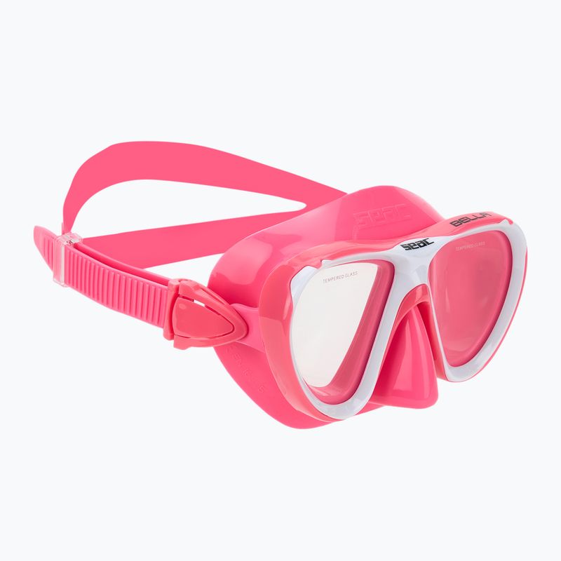 Set de snorkeling pentru copii SEAC Bella pink 2