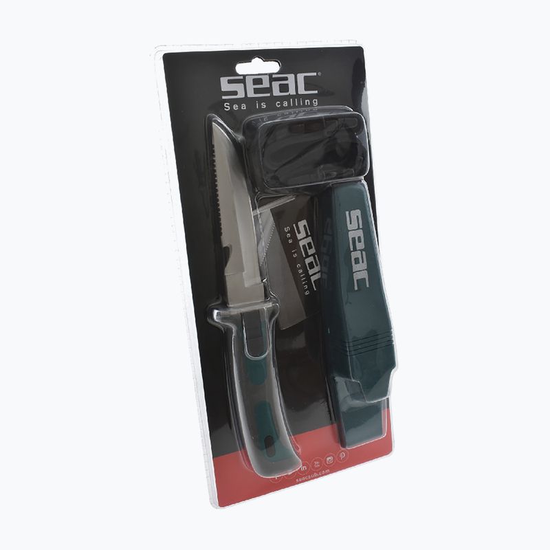 Cuțit de scufundare SEAC Bat green 3