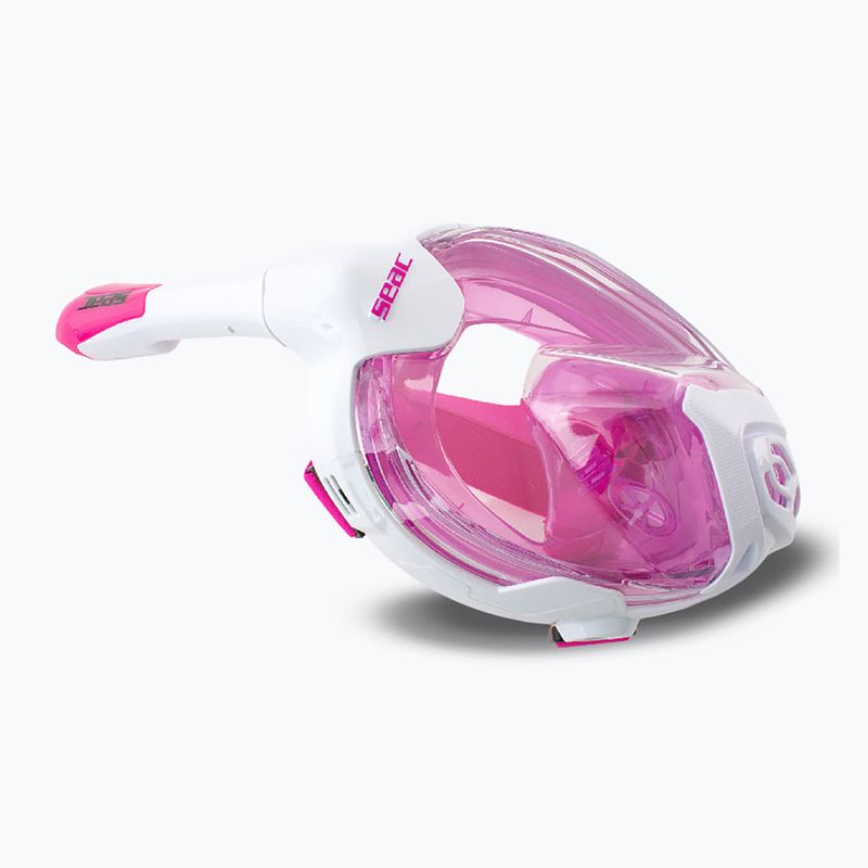 Mască integrală pentru copii SEAC Magica White/Pink 3