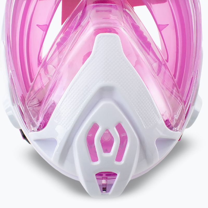Mască integrală pentru copii SEAC Magica White/Pink 6