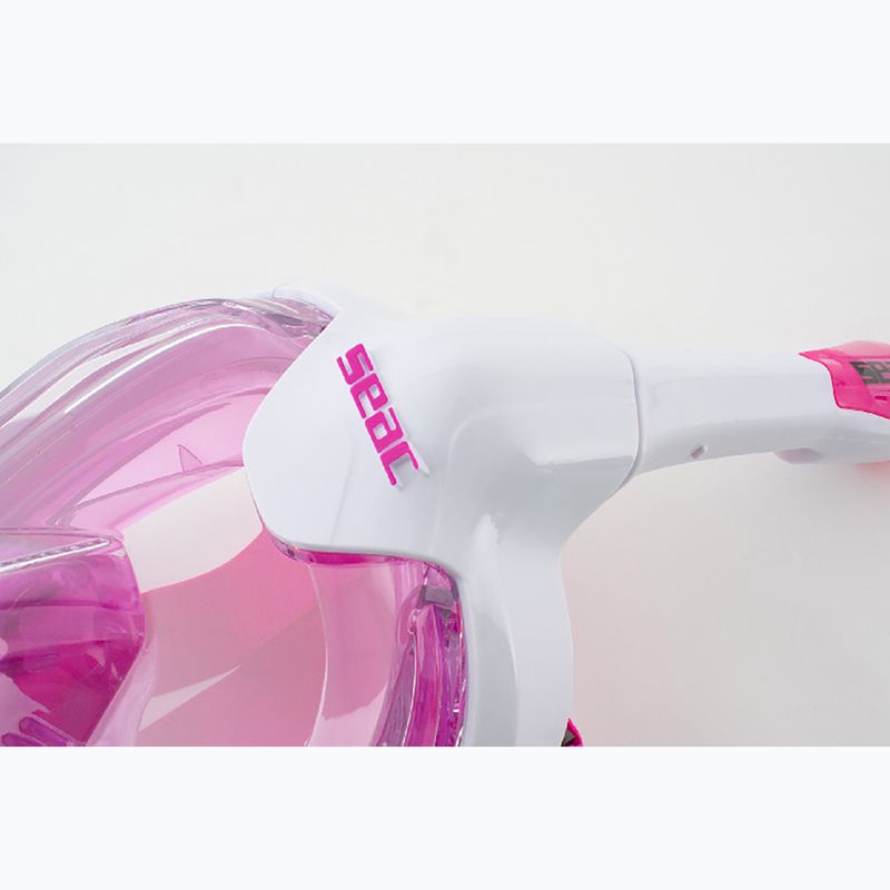 Mască integrală pentru copii SEAC Magica White/Pink 8