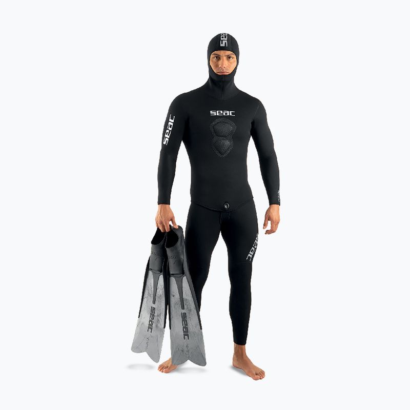 Costum de scufundări pentru bărbați SEAC Royal 7 mm Long John+Jacket black 2