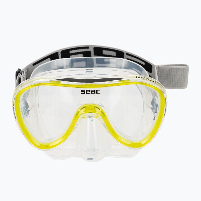 Mască de snorkeling Seac Natua yellow 2