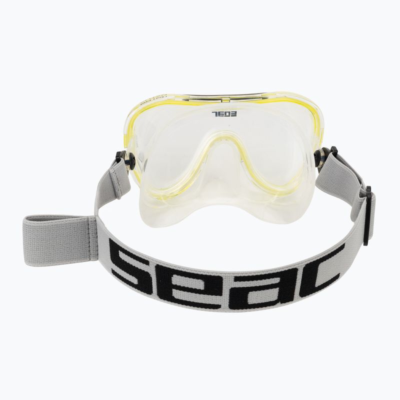Mască de snorkeling Seac Natua yellow 4