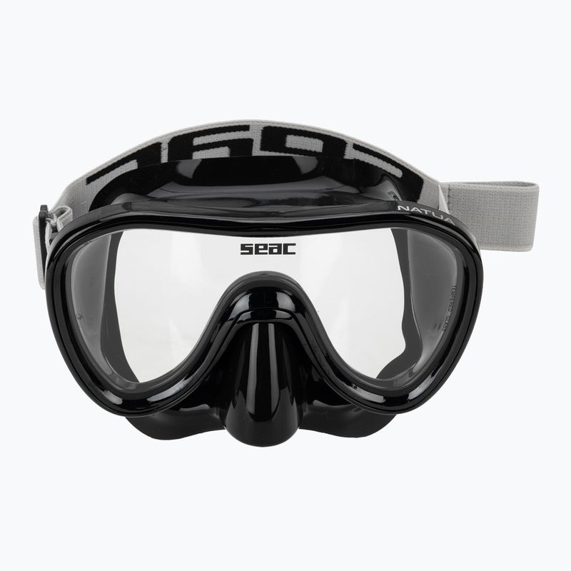 Mască de snorkeling Seac Natua black 2