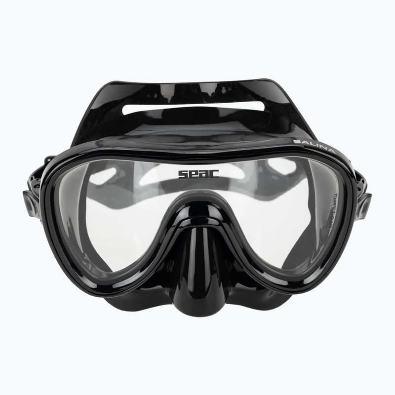 Set de snorkeling SEAC Salina Top black 2