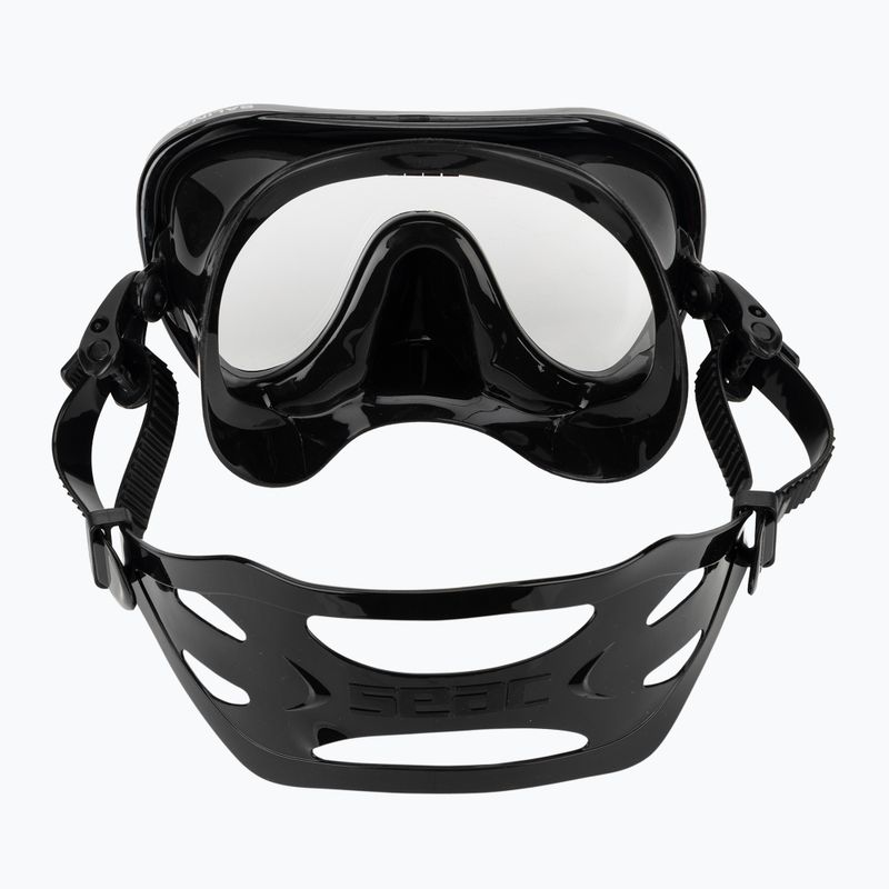 Set de snorkeling SEAC Salina Top black 4