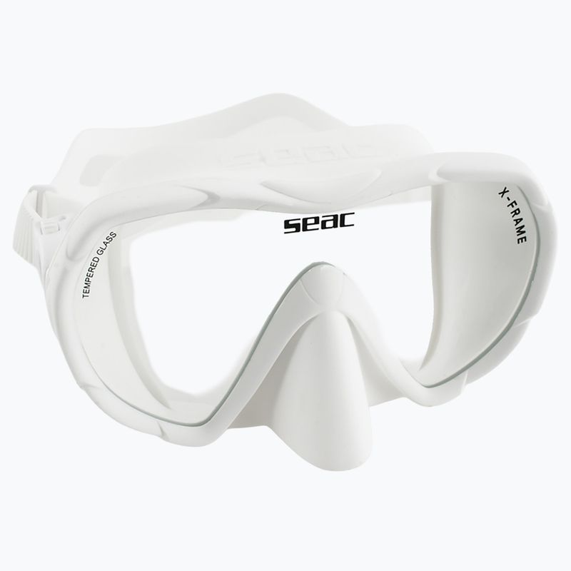 Mască de scufundări SEAC X-Frame white 3