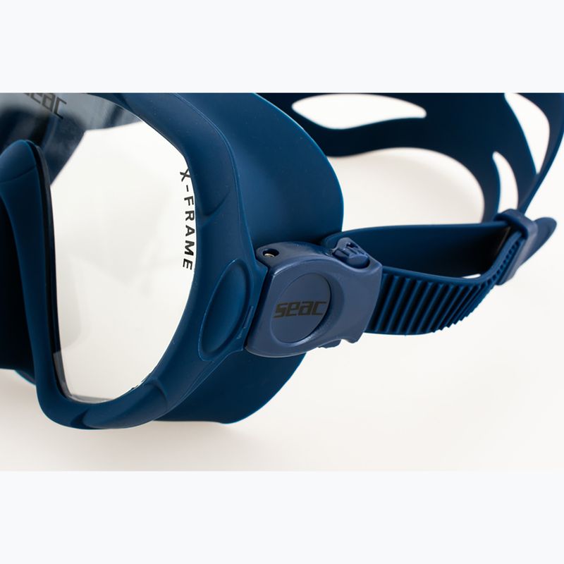 Mască de scufundări SEAC X-Frame blue 7