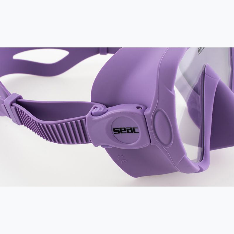 Mască de scufundări SEAC X-Frame lilac 5