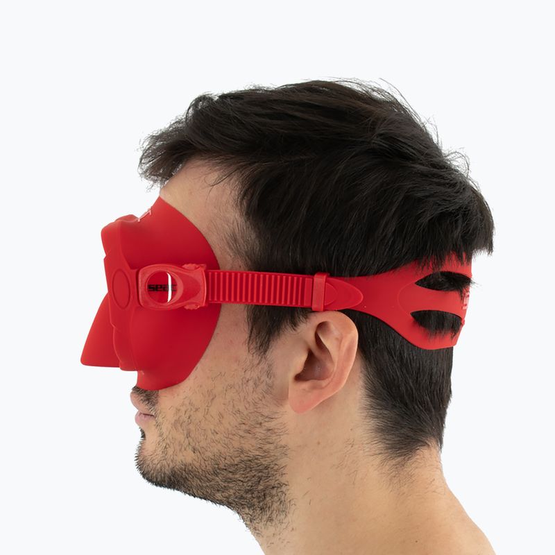 Mască de scufundări SEAC X-Frame red 10