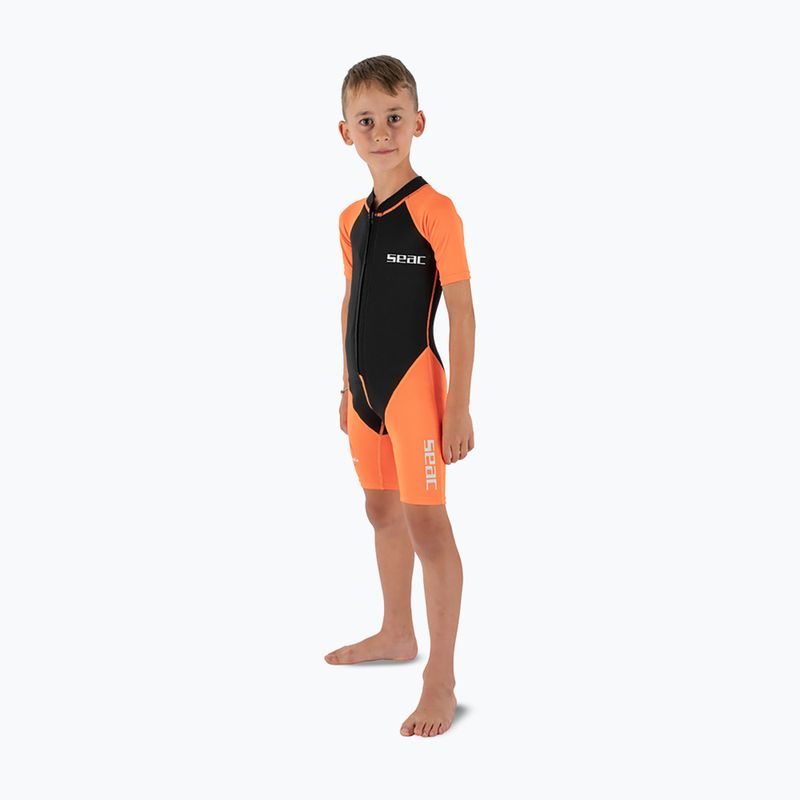 Costum de înot pentru copii SEAC Dolphin Shorty 1,5 mm black/orange 3