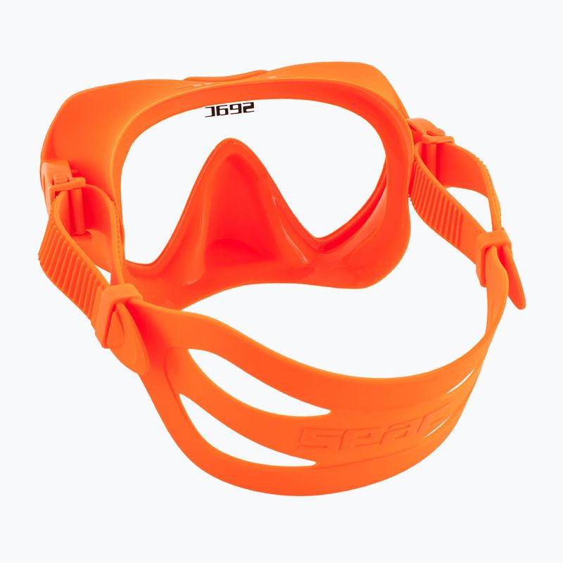 Mască de scufundări SEAC X-Frame orange 3