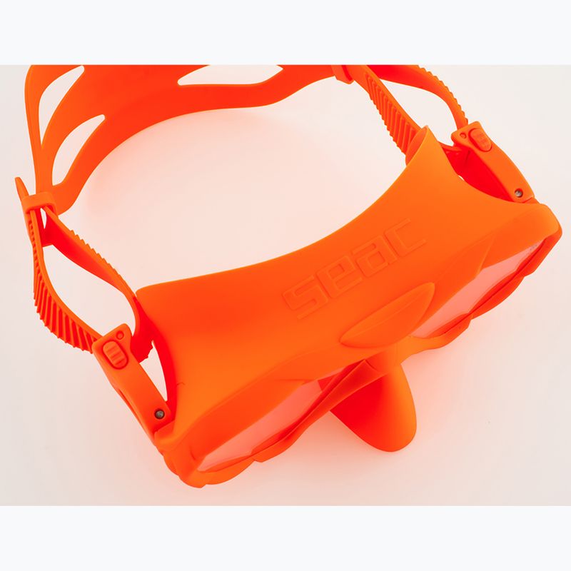 Mască de scufundări SEAC X-Frame orange 4
