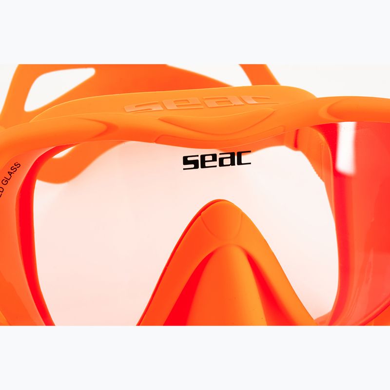 Mască de scufundări SEAC X-Frame orange 5