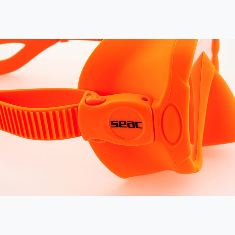 Mască de scufundări SEAC X-Frame orange 6