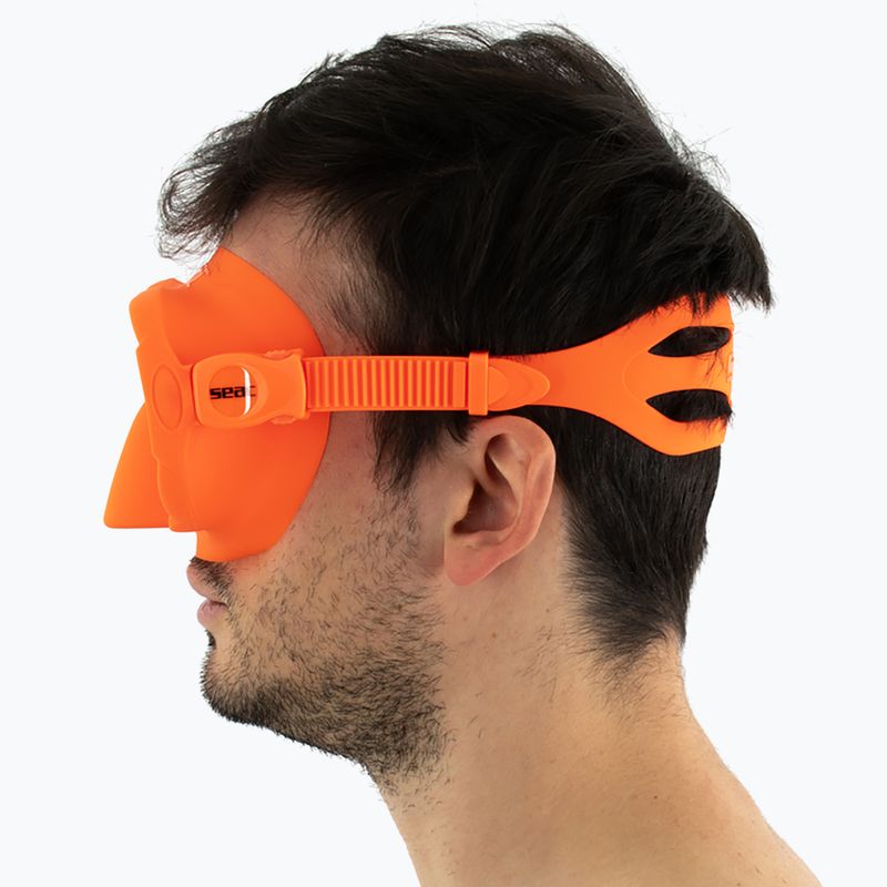 Mască de scufundări SEAC X-Frame orange 11