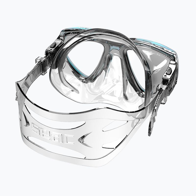 Mască de scufundări SEAC Clear Antifog aquamarine 3