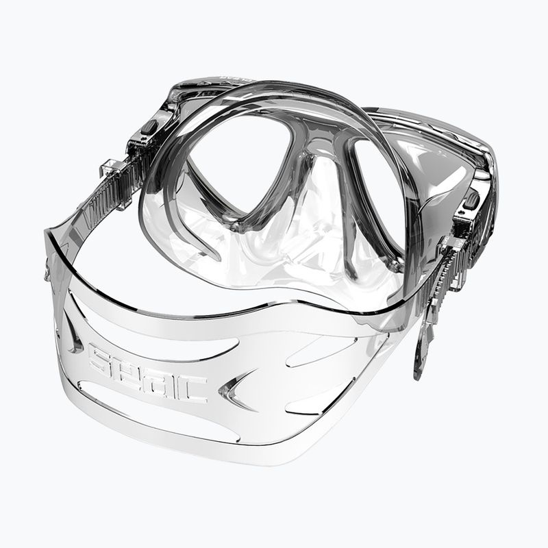 Mască de scufundări SEAC Clear Antifog transparent black 3