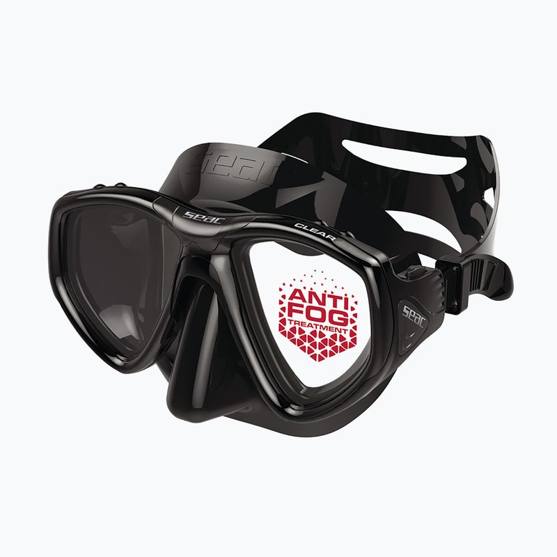 Mască de scufundări SEAC Clear Antifog black 2