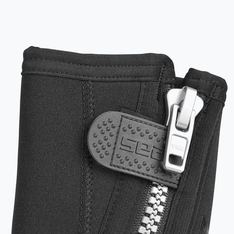 Încălțăminte din neopren SEAC Basic HD Zip 5 mm black 5