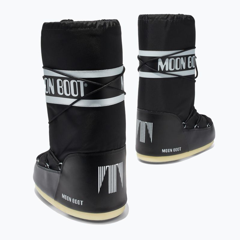 Ghete pentru femei Moon Boot Icon Nylon black 9