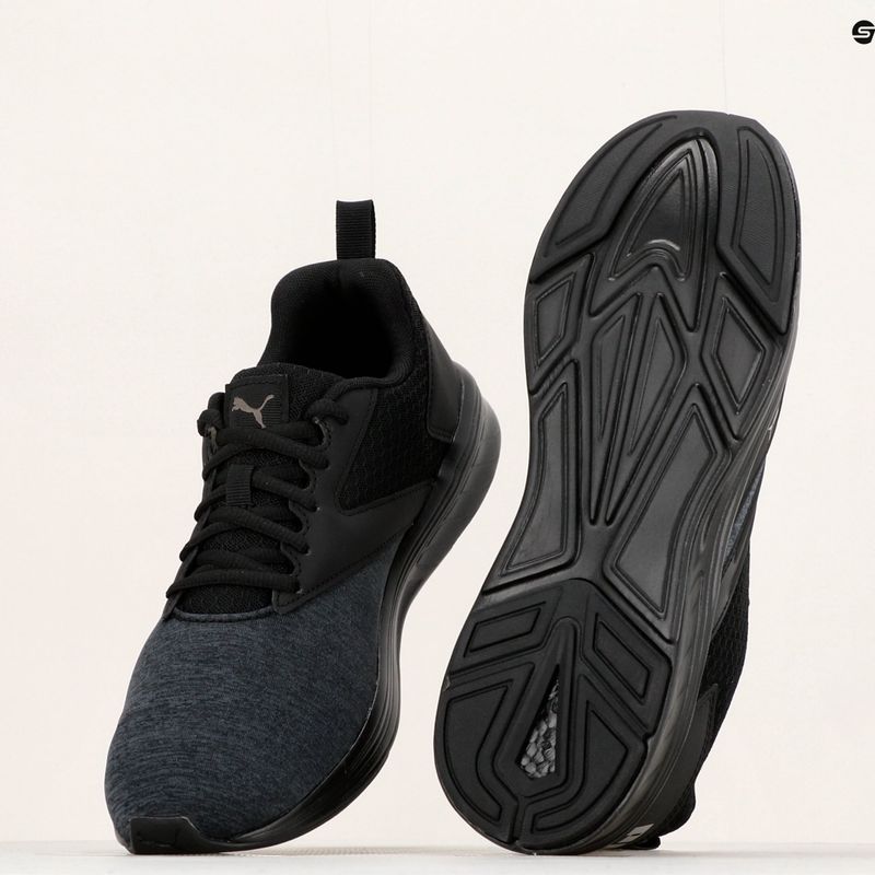 PUMA Nrgy Comet pantofi de alergare negru-gri 190556 38 17