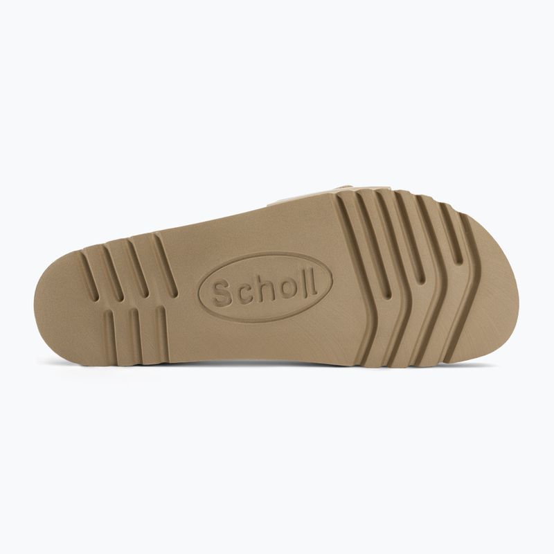 Papuci pentru femei Scholl Estelle Patsynth beige 4