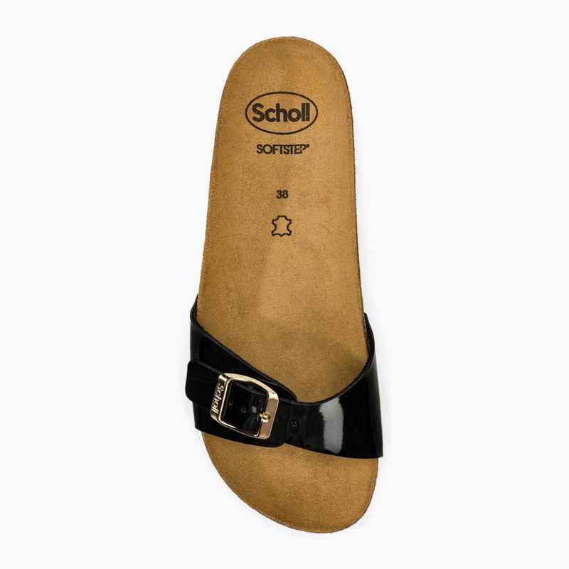 Papuci pentru femei Scholl Estelle Patsynth black 5