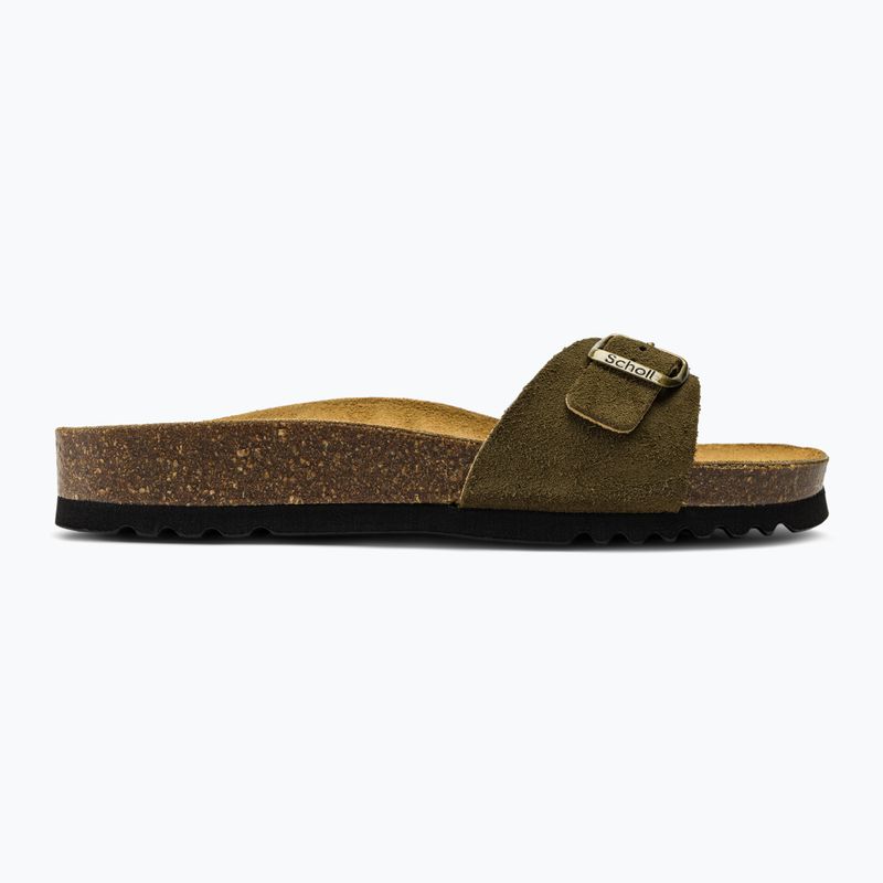 Papuci pentru femei Scholl Estelle Sue khaki 2