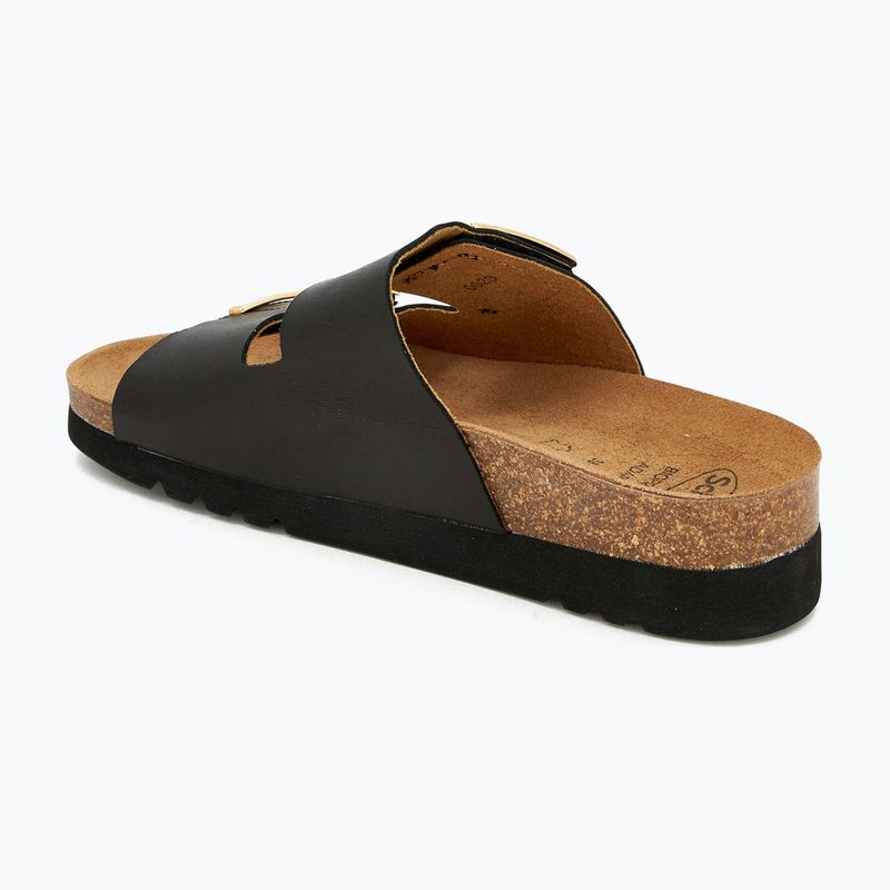 Șlapi de damă Scholl Montery 2 Straps Ad Med black 3