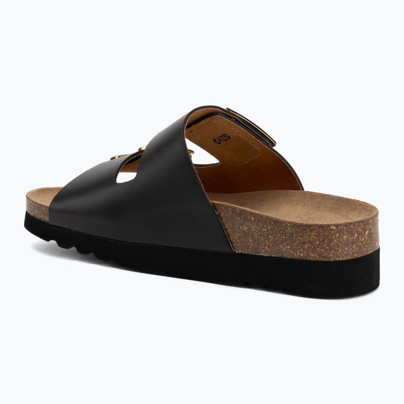Șlapi de damă Scholl Montery 2 Straps Ad Med black 3