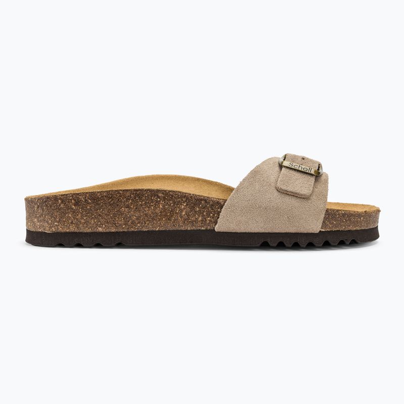 Papuci pentru femei Scholl Estelle Sue dark beige 2