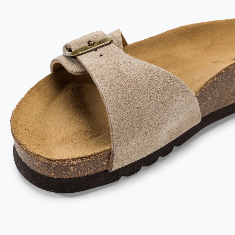 Papuci pentru femei Scholl Estelle Sue dark beige 7