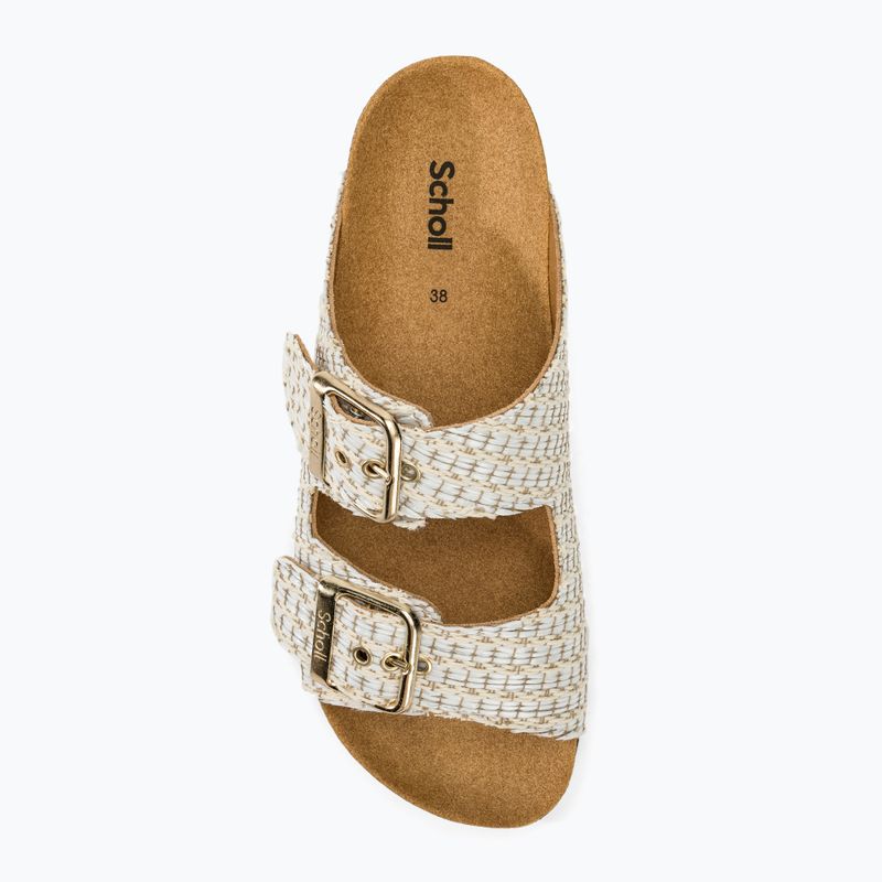 Papuci pentru femei Scholl Noelle Raf Te white 5