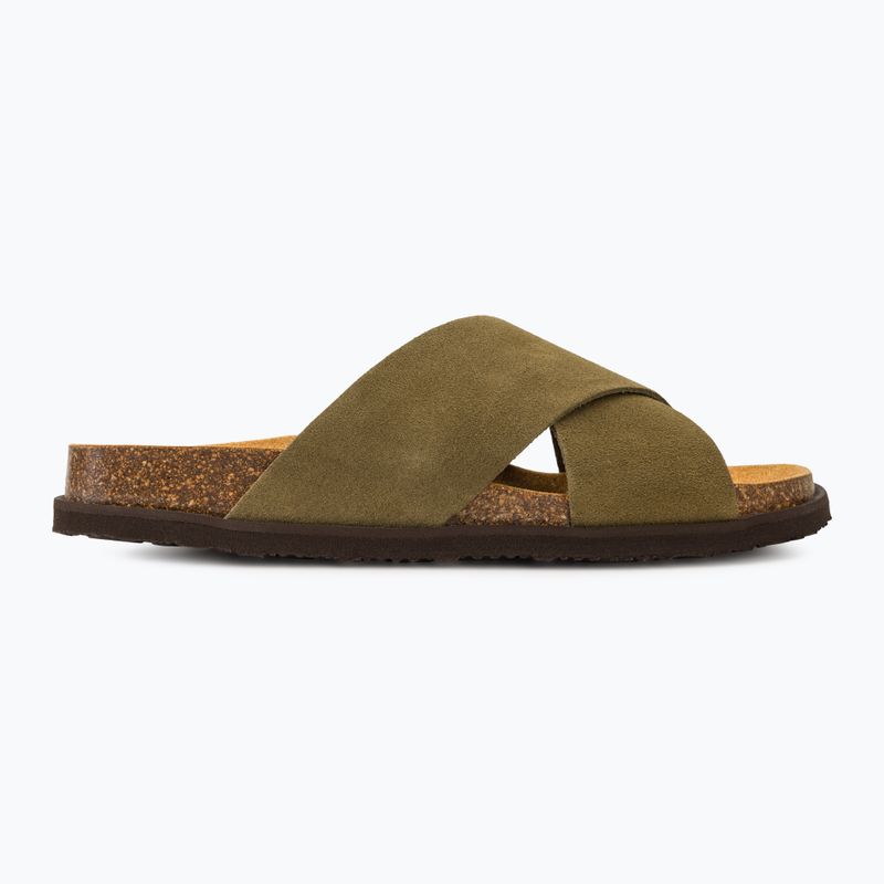 Papuci pentru bărbați Scholl Leon Sue Hdjmb military green 2