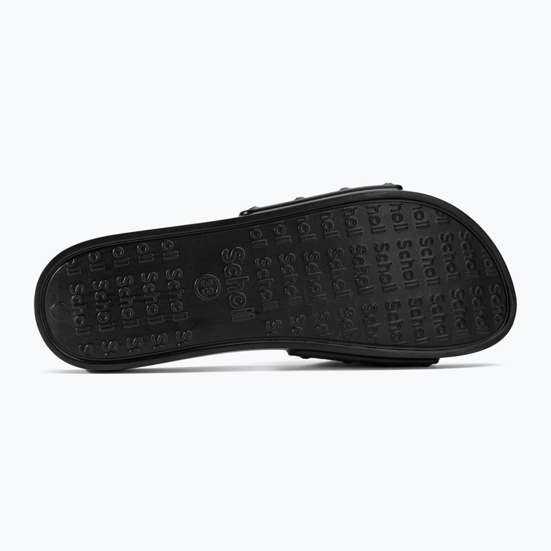Papuci pentru femei  Scholl Pescura Flat Aqua Eva black 4