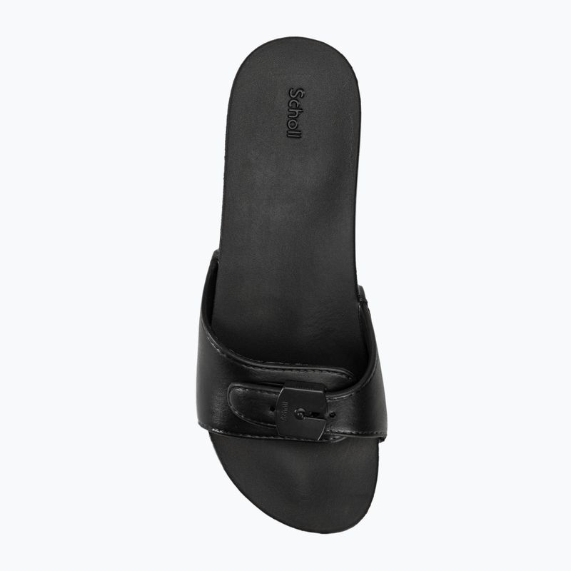 Papuci pentru femei  Scholl Pescura Flat Aqua Eva black 5