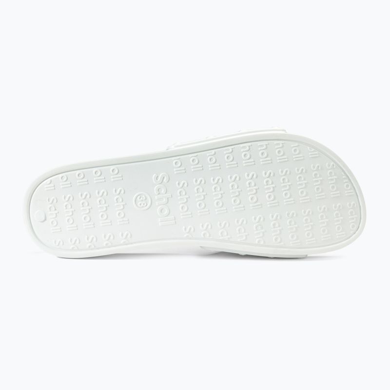 Papuci pentru femei  Scholl Pescura Flat Aqua Eva off white 4