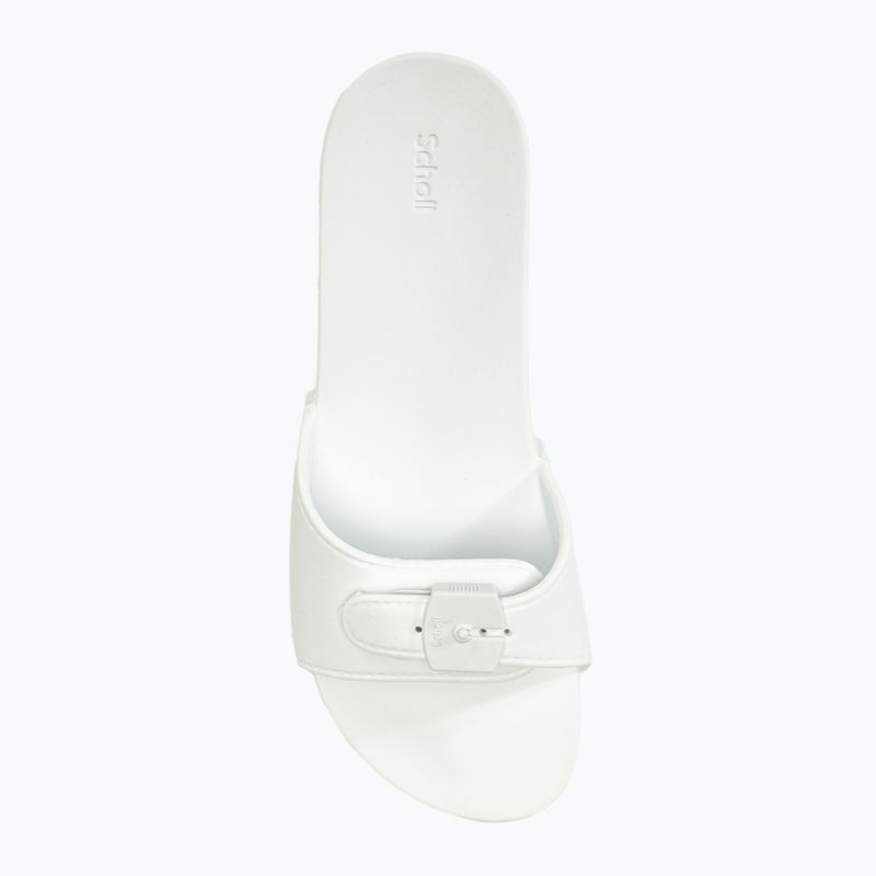 Papuci pentru femei  Scholl Pescura Flat Aqua Eva off white 5