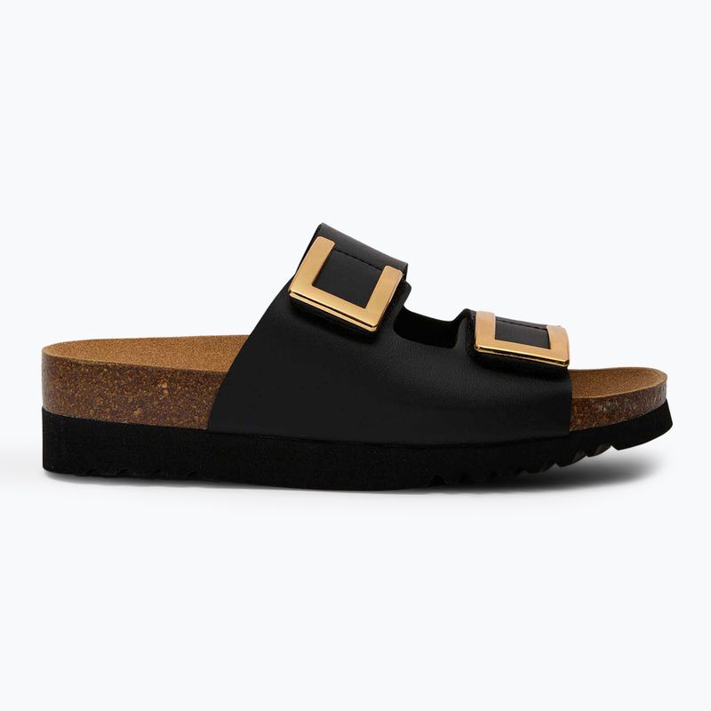 Papuci pentru femei Scholl Monterey 2 Straps Ad Med black 2