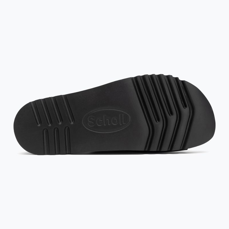 Papuci pentru femei Scholl Monterey 2 Straps Ad Med black 4